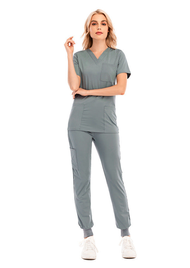 V-neck Nurse Suit