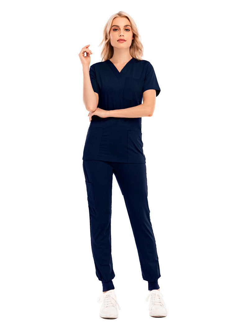 V-neck Nurse Suit