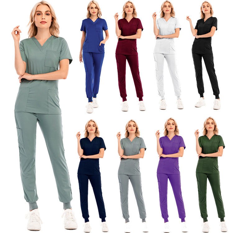 V-neck Nurse Suit